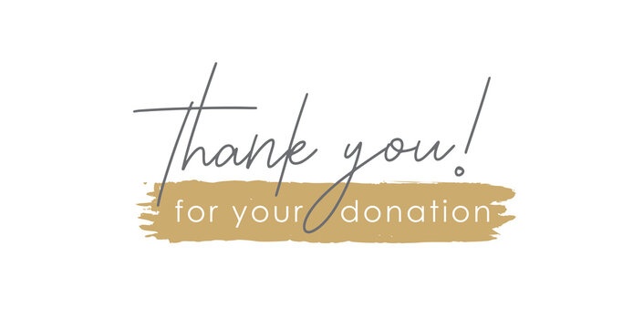 Thank you for donations